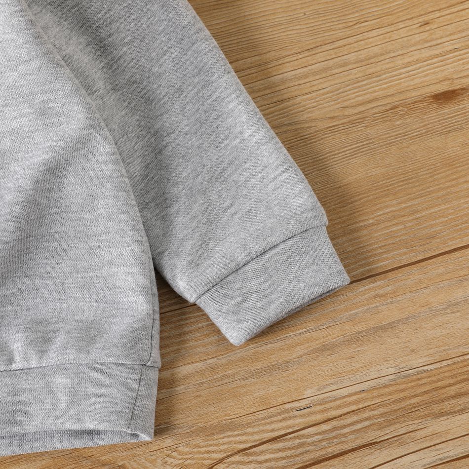 1 pezzo Neonato Unisex Con cappuccio casual Manica lunga Felpa mediocre big image 5