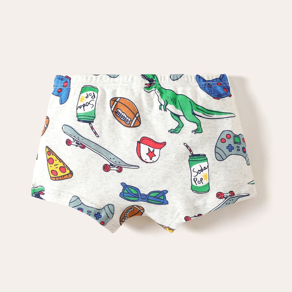 3-Pack Kid Boy Animal/Game Console Print Boxer Briefs Underwear Multi-color big image 15