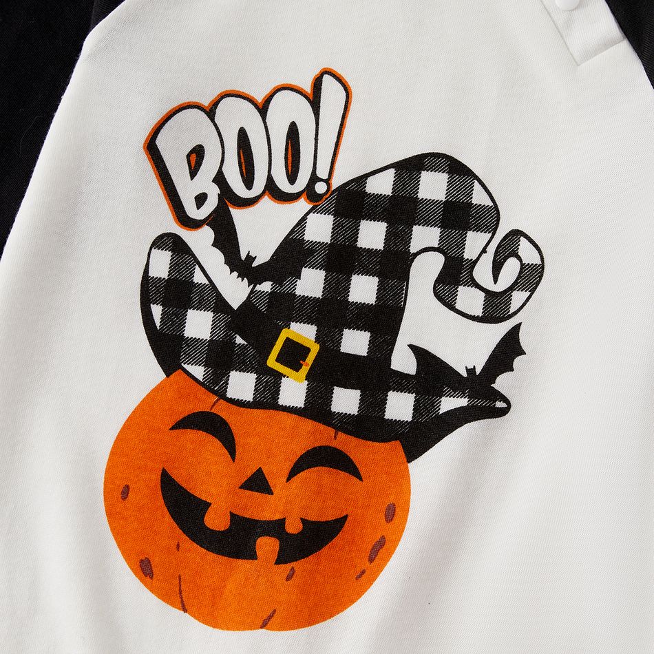 Dia das Bruxas Look de família Manga comprida Conjuntos de roupa para a família Pijamas (Flame Resistant) Preto big image 13