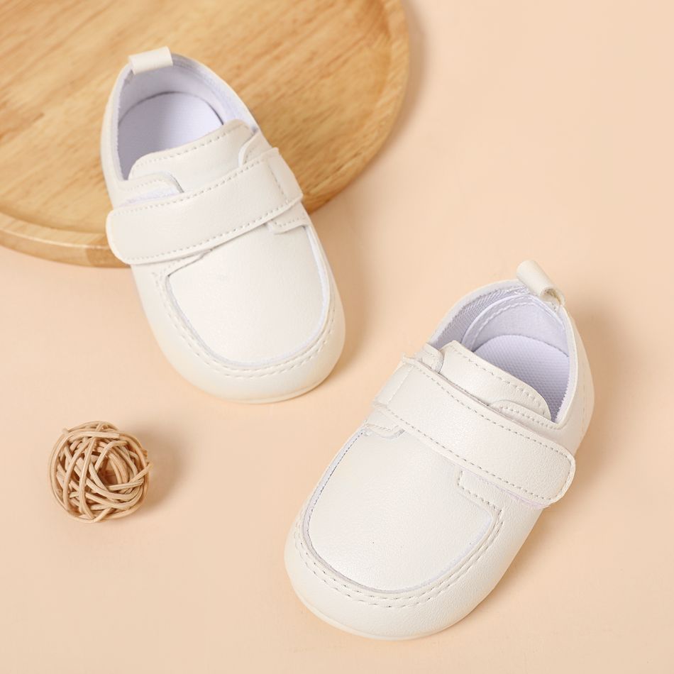 Baby / Toddler Simple White Prewalker Shoes White big image 2