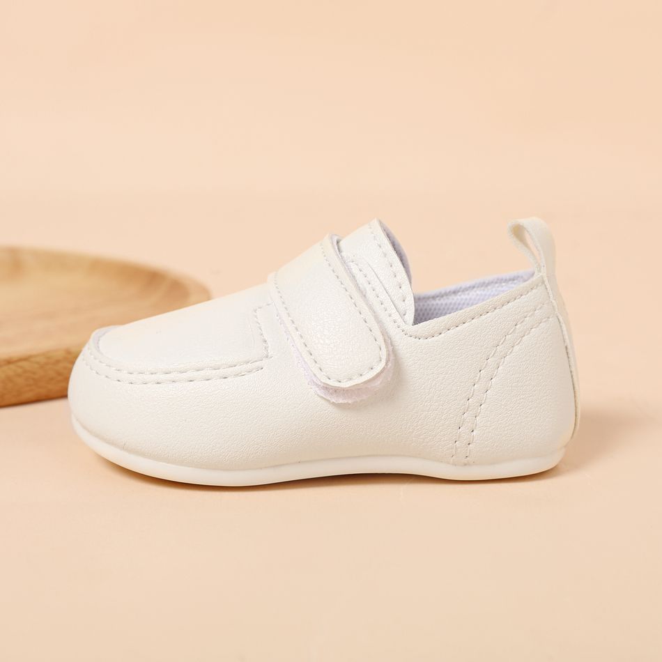 Baby / Toddler Simple White Prewalker Shoes White big image 3