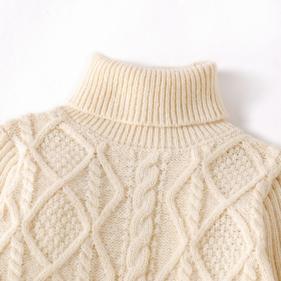Kleinkinder Mädchen Krängel Basics Pullover Beige big image 3