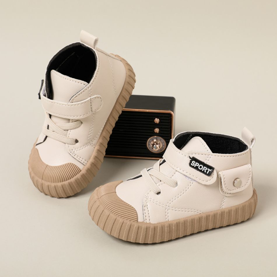 Toddler Velcro Strap Casual Shoes White big image 1