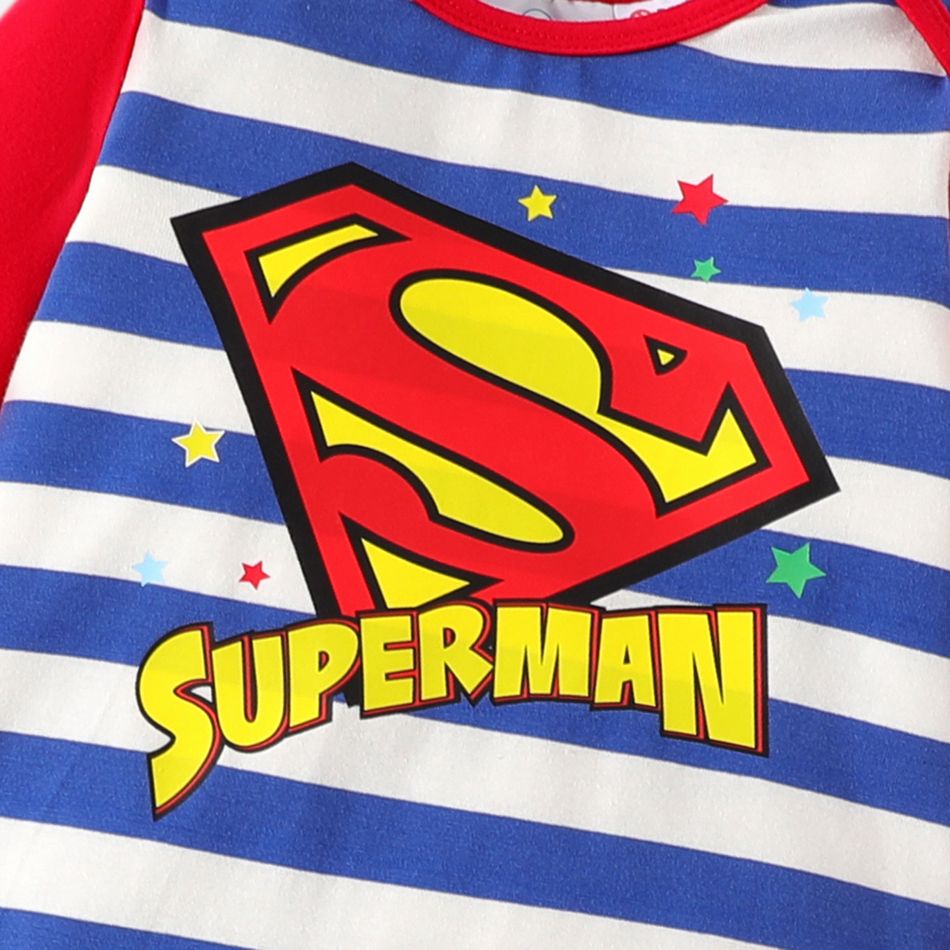 Superman Baby Boy/Girl Long-sleeve Graphic Jumpsuit Colorful big image 4