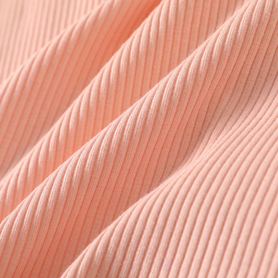 Kinder Damen Hypertaktil/3D Unifarben Kleider rosa big image 5