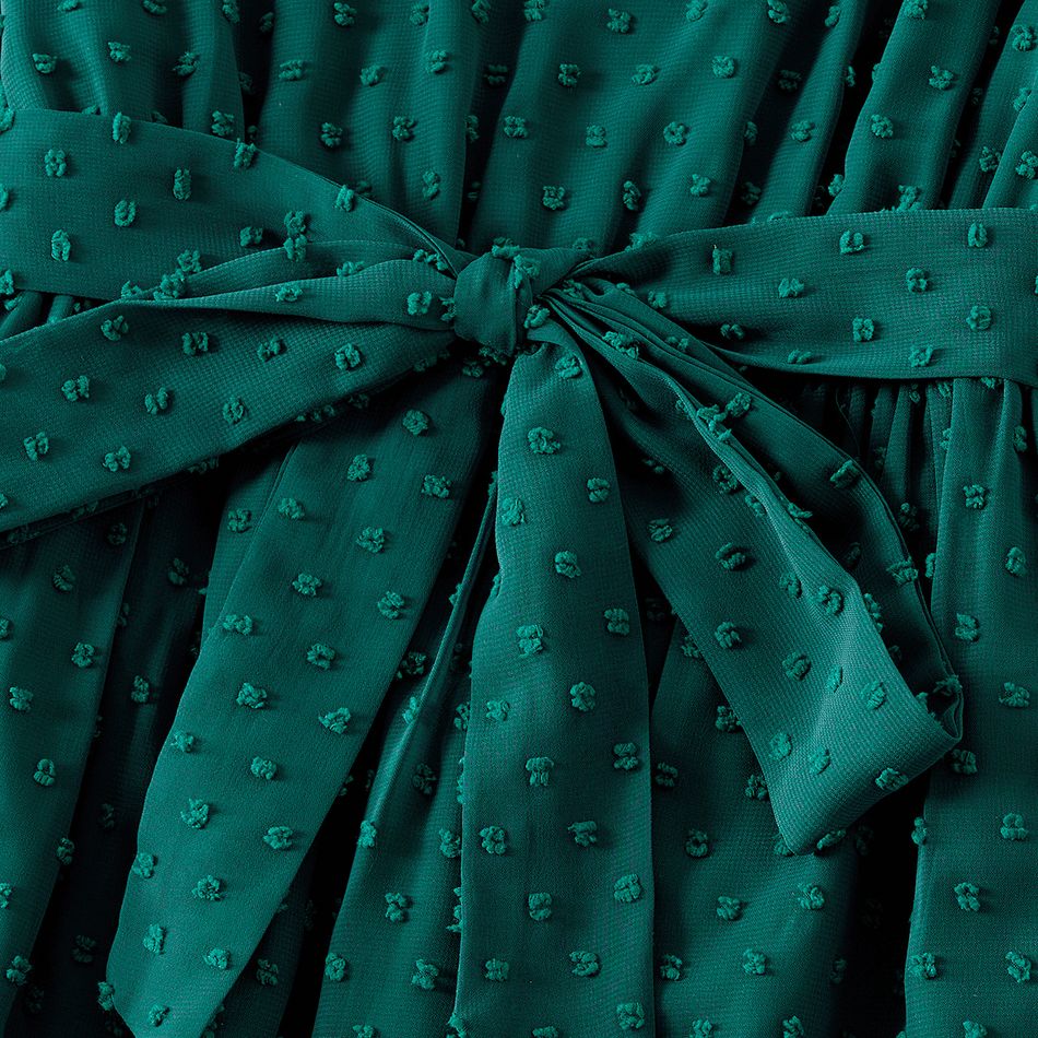 Weihnachten Familien-Looks Langärmelig Familien-Outfits Sets schwarzgrün big image 6