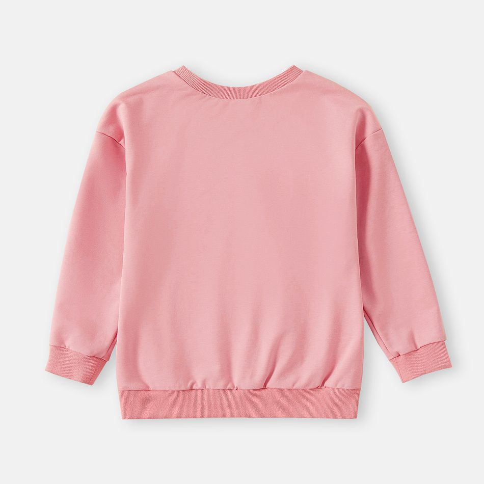 L.O.L. SURPRISE! Kid Girl 100% Cotton Character Print Pink Pullover Sweatshirt Hot Pink big image 3