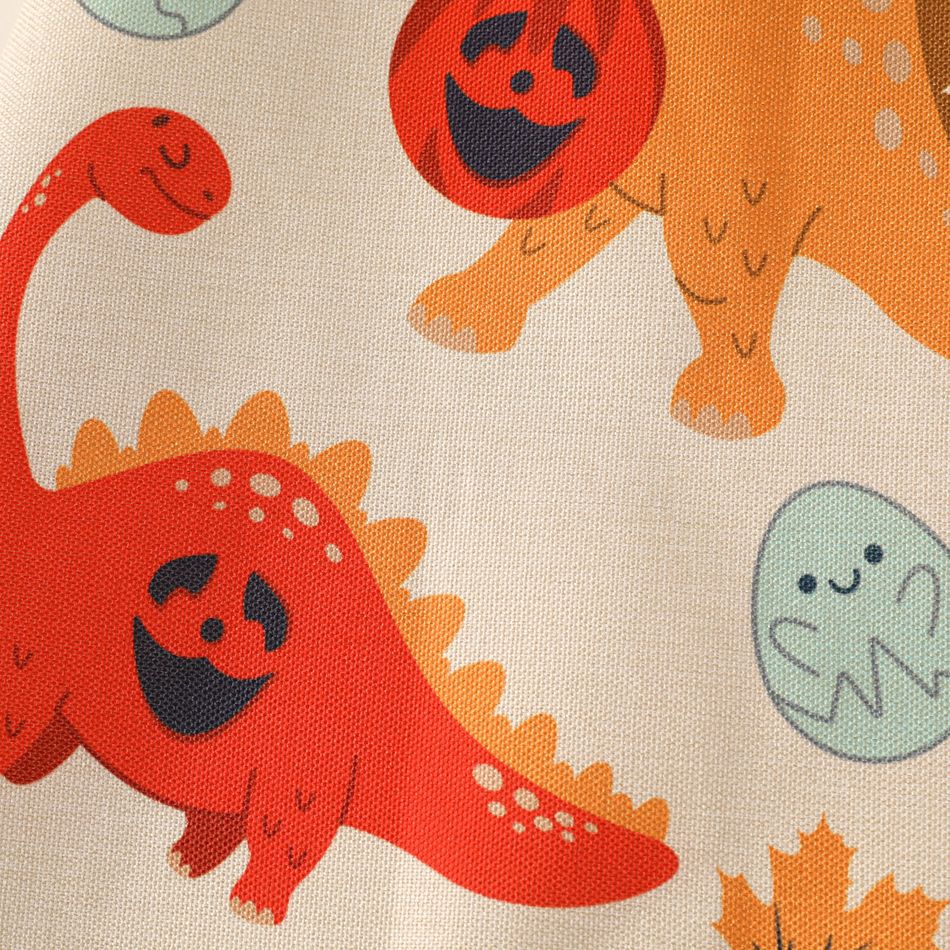 Cartoon Dinosaur Print Apron for Mom and Me Multi-color