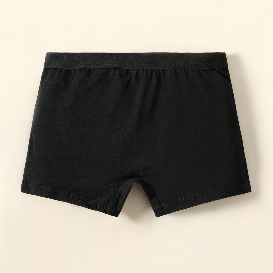 3-Pack Kid Boy Solid Color Cotton Underwear Boxer Briefs Multi-color big image 7