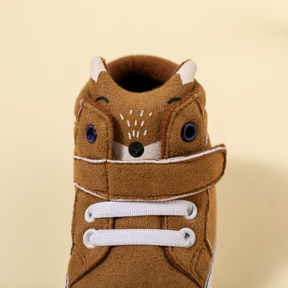 Baby / Toddler Cartoon Fox Prewalker Shoes Brown