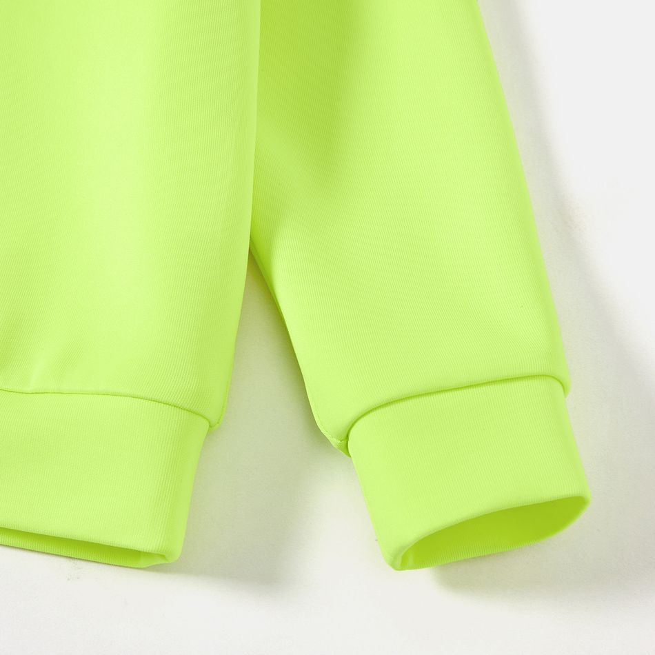 Activewear Toddler Boy/Girl Solid Color Hoodie Sweatshirt LUMINOUSYELLOW big image 6