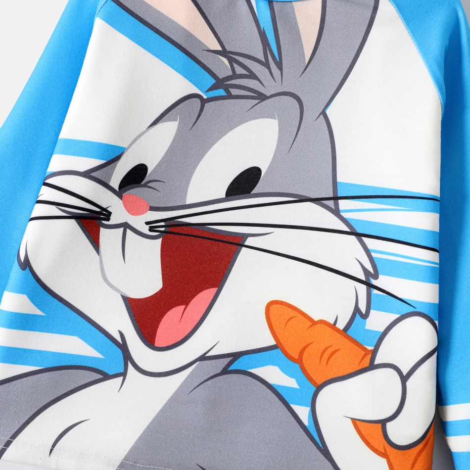 Looney Tunes Kleinkinder Unisex Kindlich Hase Langärmelig T-Shirts blau big image 3