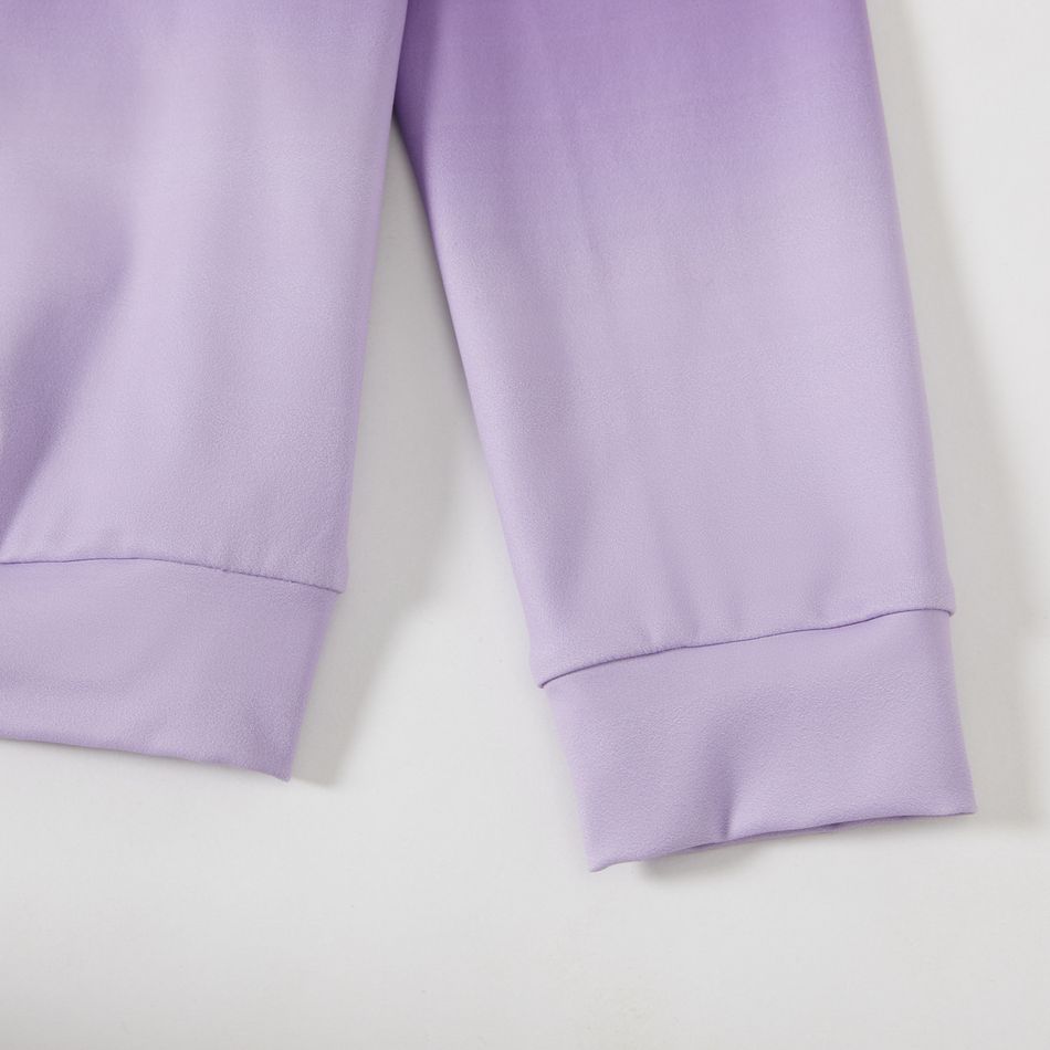 Activewear Kid Boy/Kid Girl Gradient Color Hoodie Sweatshirt bluishviolet big image 4