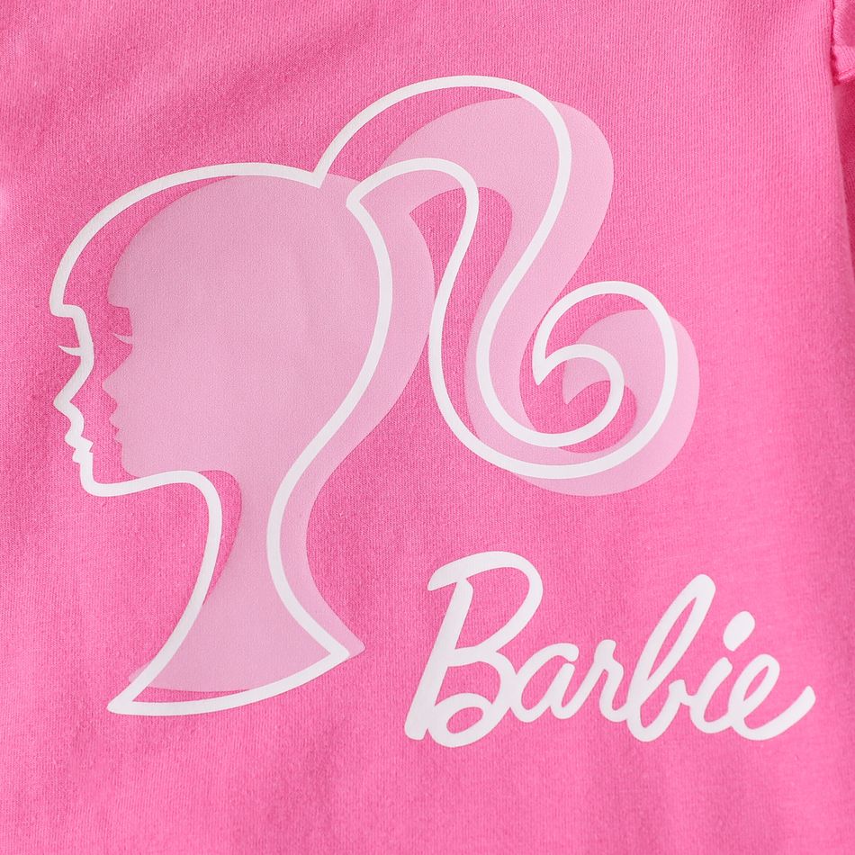 Barbie 3 Stück Baby Mädchen Süß Langärmelig Baby-Sets pinkywhite big image 4
