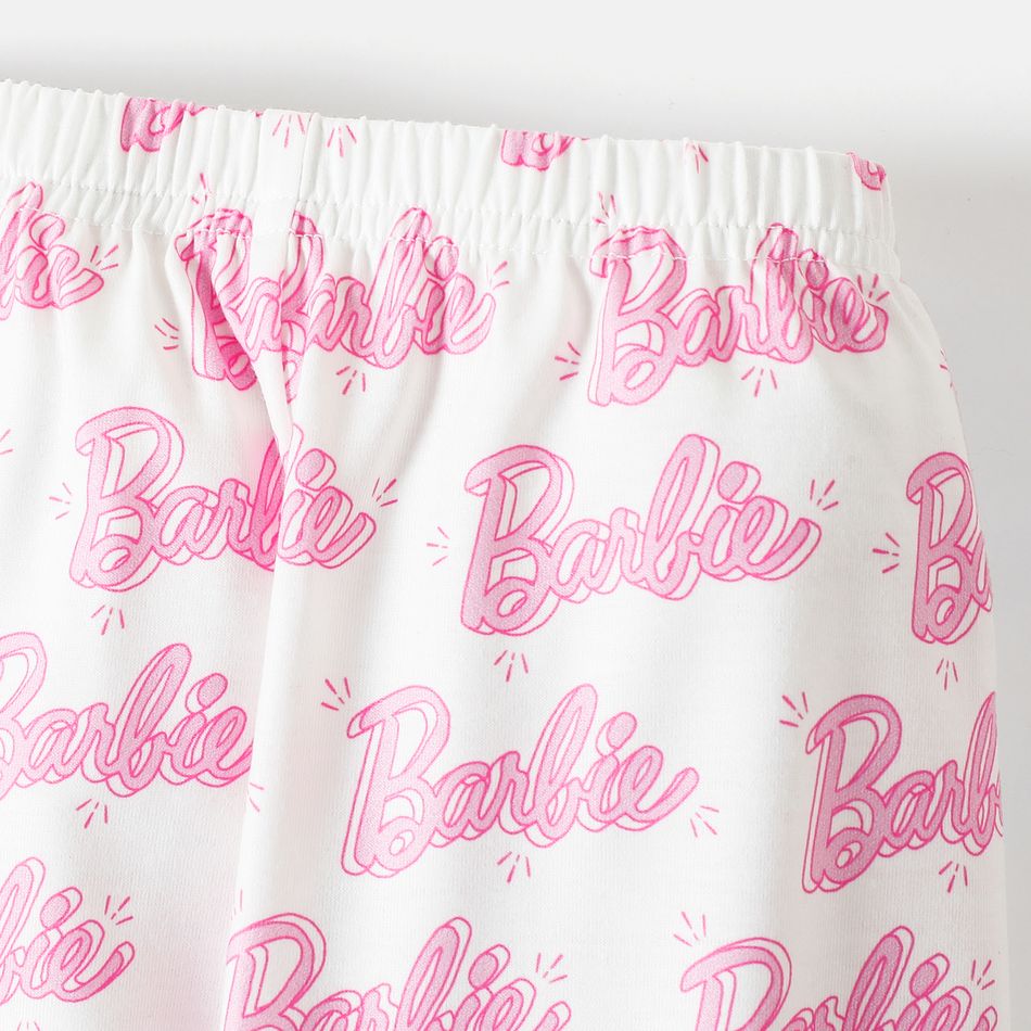 Barbie 3 Stück Baby Mädchen Süß Langärmelig Baby-Sets pinkywhite big image 5