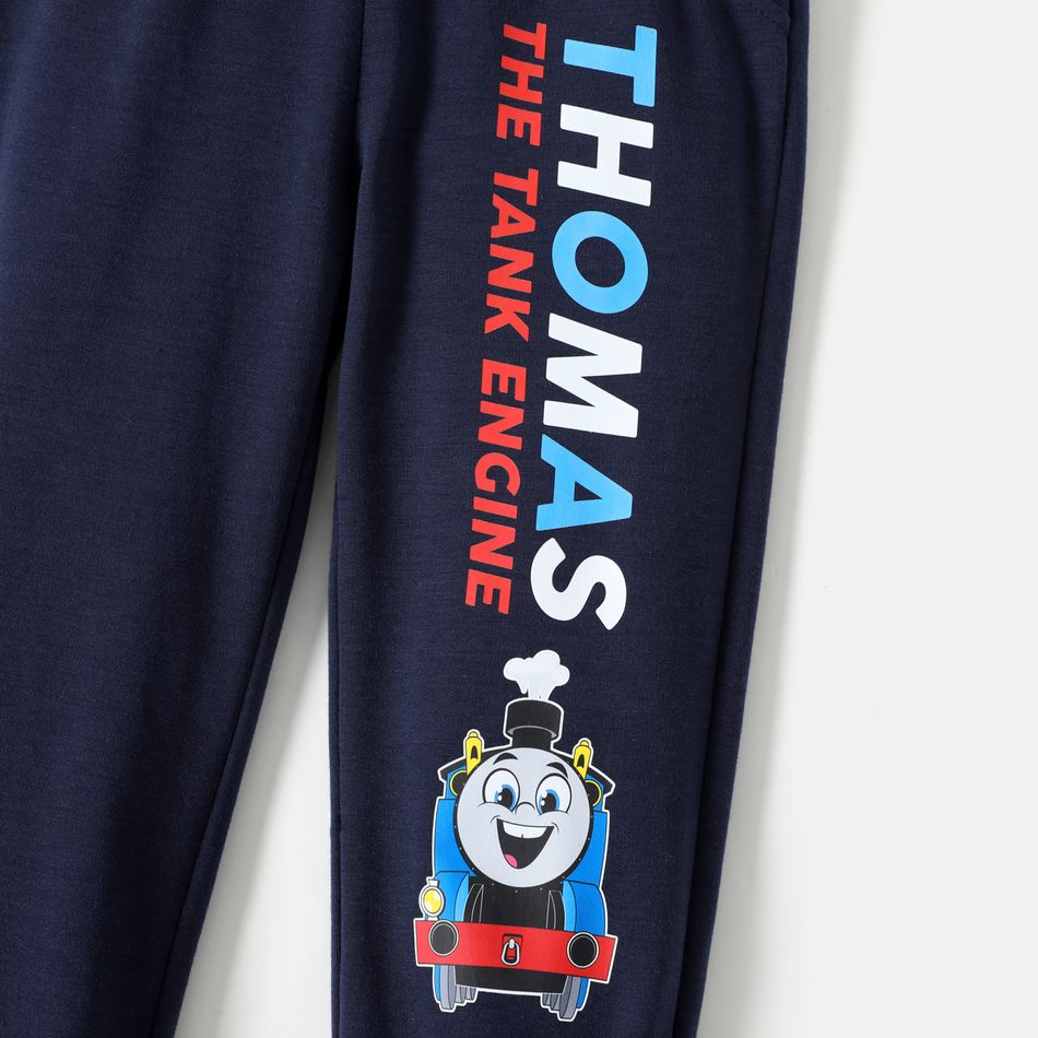 thomas & friends elastische hosen mit aufdruck für kleinkinder mit fahrzeugbuchstaben Königsblau big image 2