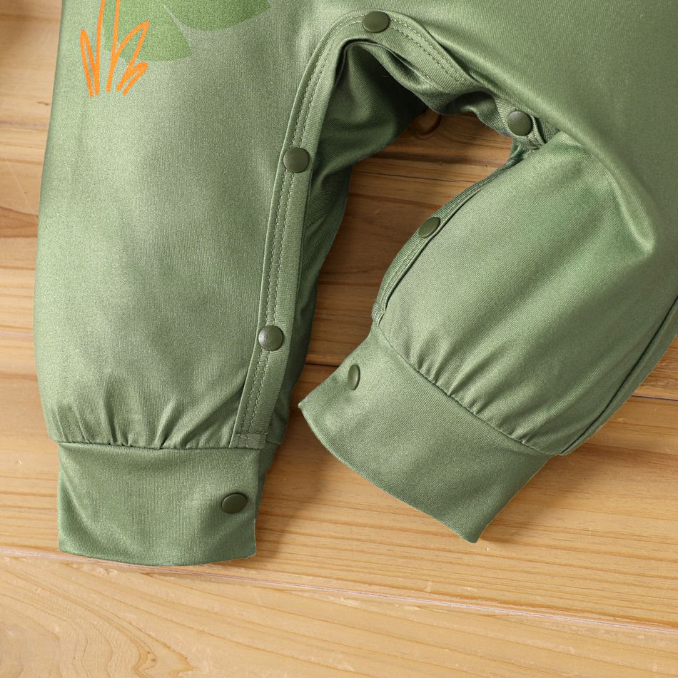 2-Pack Baby Boy 95% Cotton Long-sleeve Dinosaur Print Jumpsuits Set MultiColour big image 12