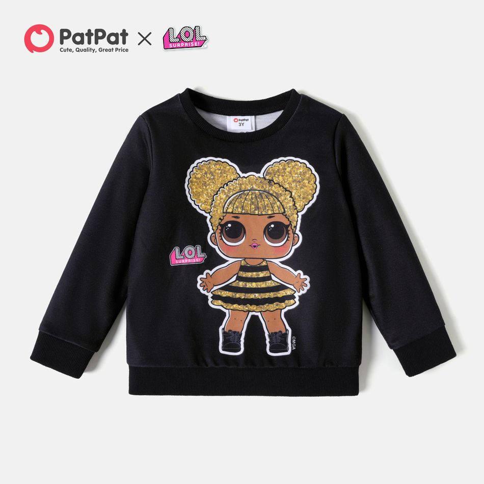 LOL Surprise Kleinkinder Mädchen Süß Sweatshirts schwarz big image 1