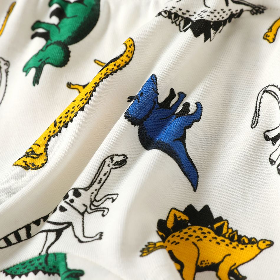 3-Pack Kid Boy Dinosaur Print Underwear Boxer Briefs Multi-color big image 3