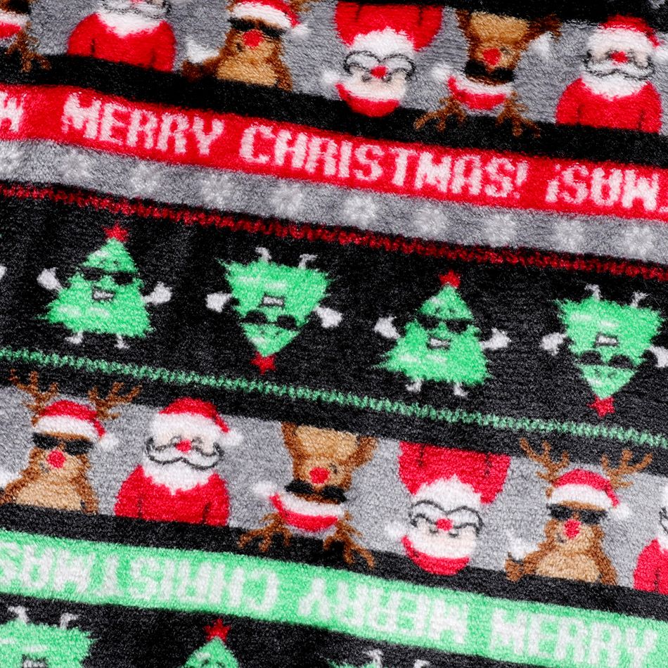 Weihnachten Kinder Unisex Weihnachtsmuster Pullover Sweatshirts schwarz big image 2