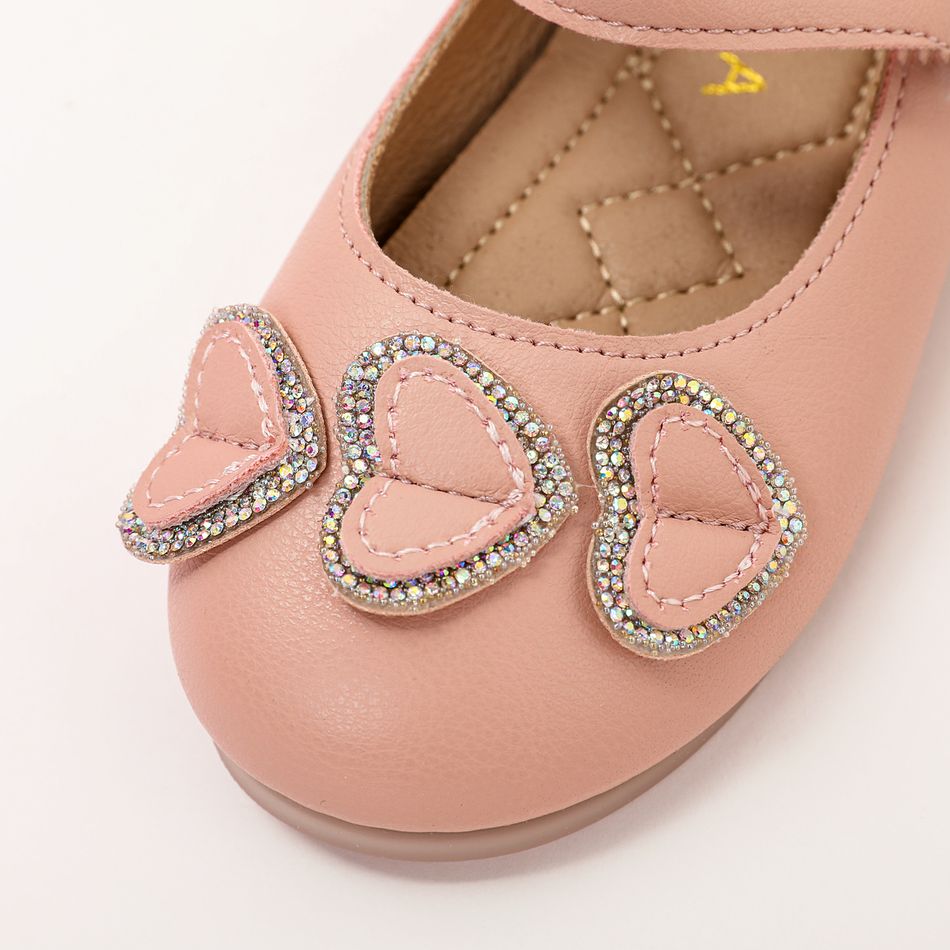 Toddler / Kid Heart Decor Pink Mary Jane Shoes Pink