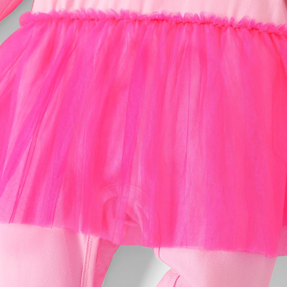 Barbie Baby Mädchen Mehrlagig Süß Langärmelig Baby-Overalls rosa big image 5