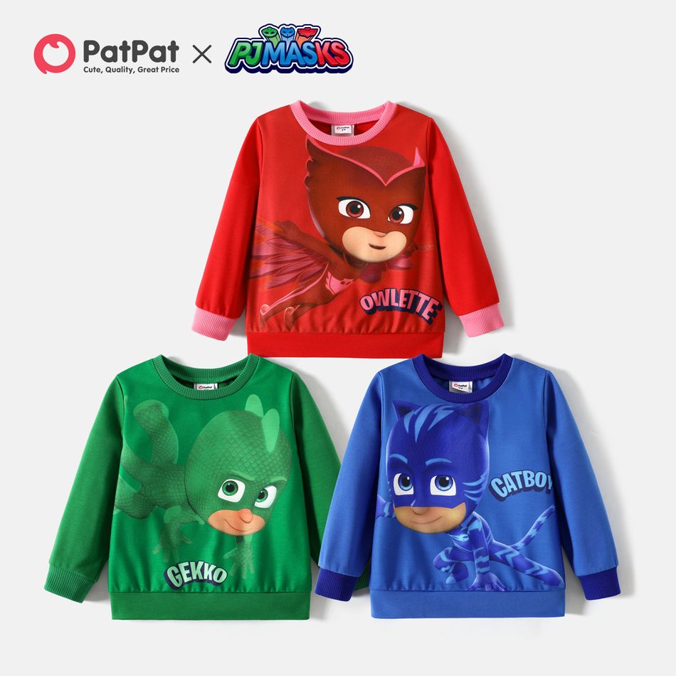 PJ Masks Toddler Boy/Girl Character Print Pullover Sweatshirt Red