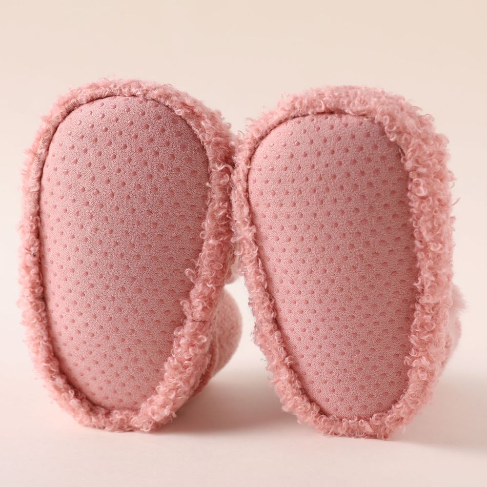 Chaussettes de chaussures en peluche pour animaux de dessin animé pour bébé Rose big image 5