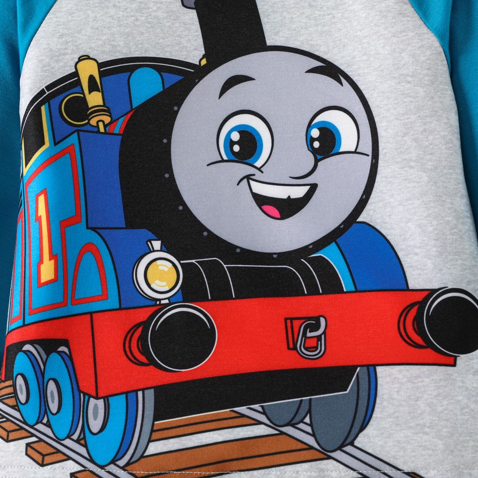 Thomas & Friends Enfant en bas âge Unisexe Couture de tissus Enfantin Manches longues T-Shirt gris moucheté big image 3