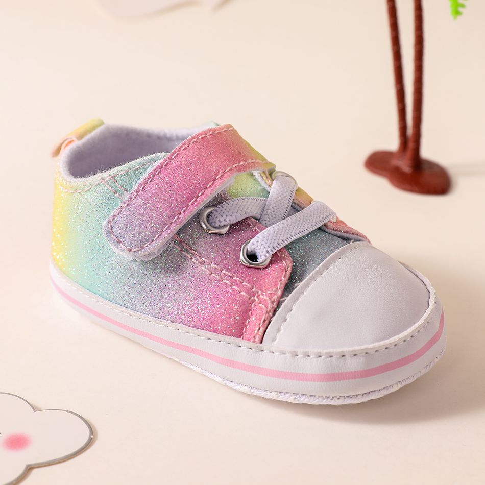 Baby / Toddler Colorful Glitter Prewalker Shoes Pink big image 3