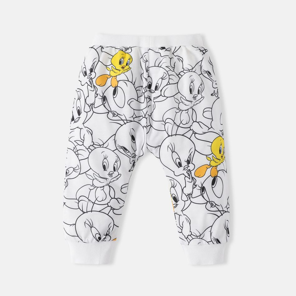Looney Tunes Baby Boy/Girl Cartoon Print Pants White big image 3