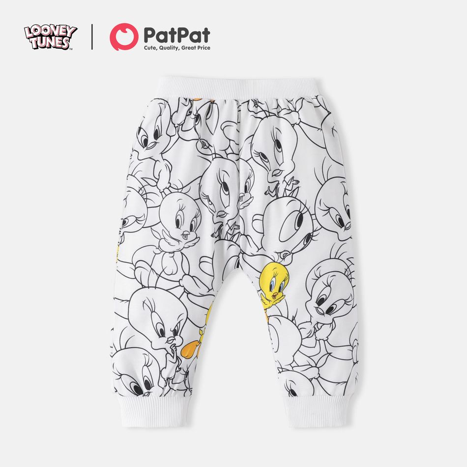 Looney Tunes Baby Boy/Girl Cartoon Print Pants White