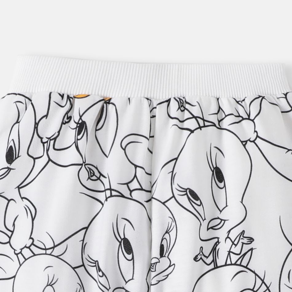 Looney Tunes Baby Boy/Girl Cartoon Print Pants White big image 4