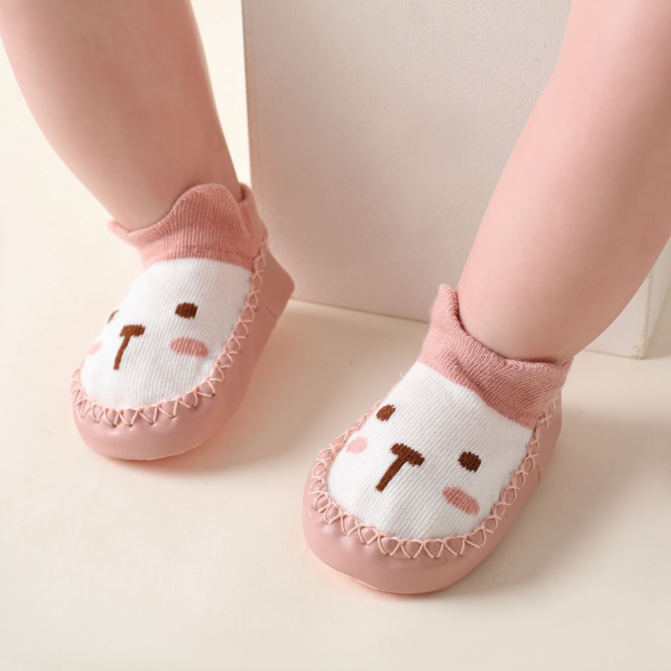 طفل / طفل رضيع 3d الكرتون الجوارب حذاء الحيوان أبيض