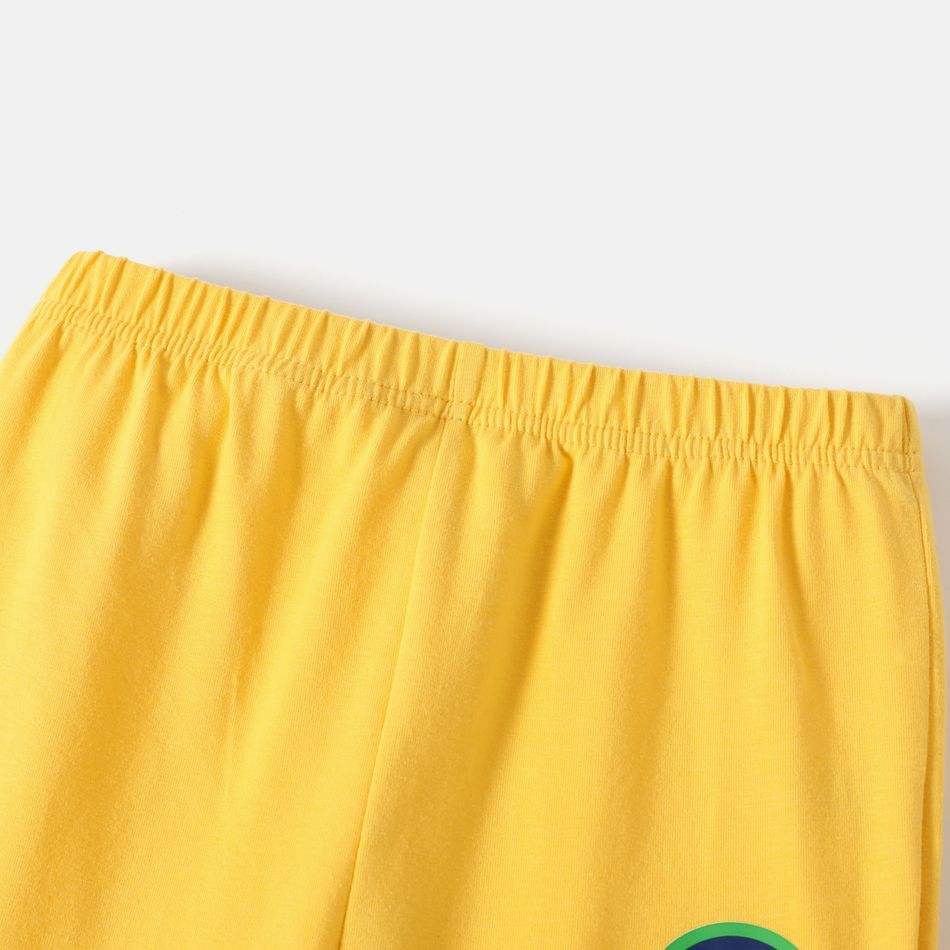 Thomas & Friends Toddler Boy/Girl Letter Print Elasticized Cotton Pants Yellow big image 4