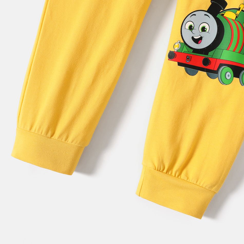Thomas & Friends Toddler Boy/Girl Letter Print Elasticized Cotton Pants Yellow big image 5