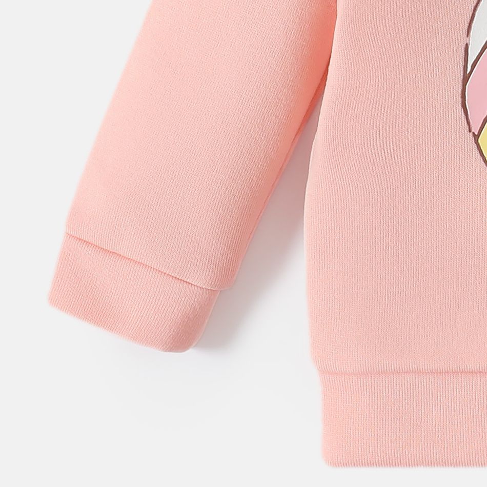 Care Bears Baby Boy/Girl Thermal Lined Long-sleeve 3D Ears Hoodie Pink big image 6