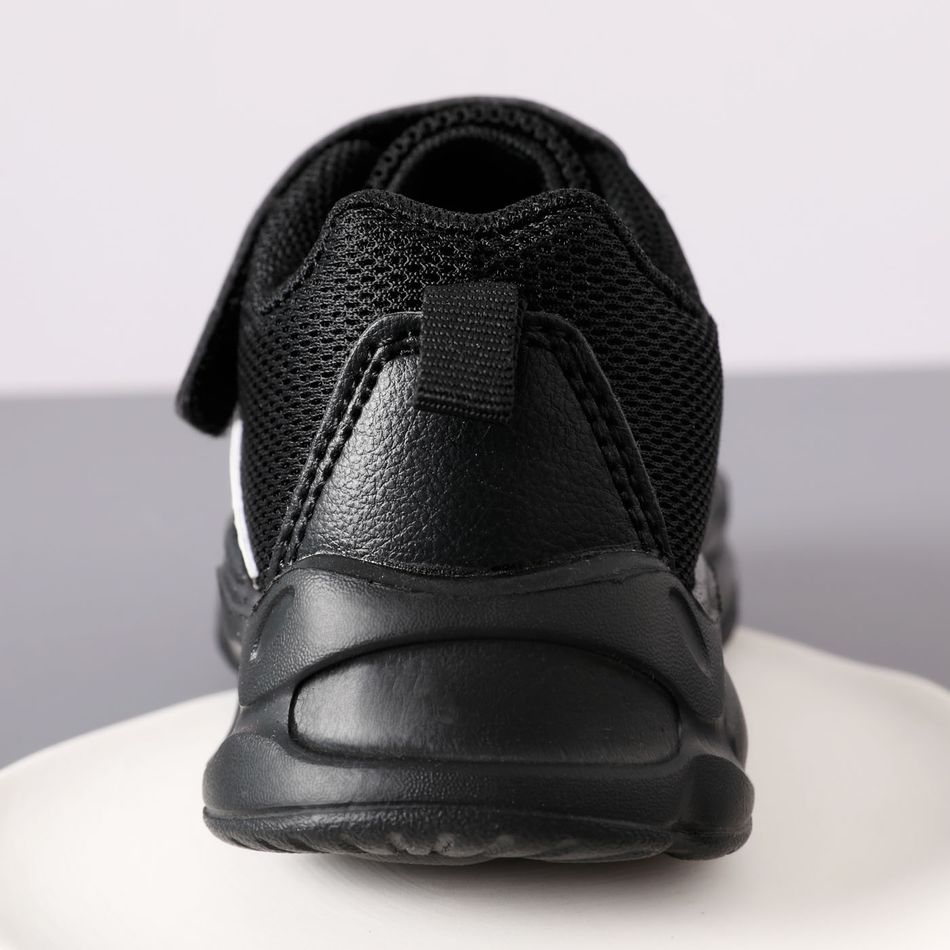 طفل صغير / طفل إلكتروني الرسم أزياء أحذية رياضية سوداء أسود big image 5