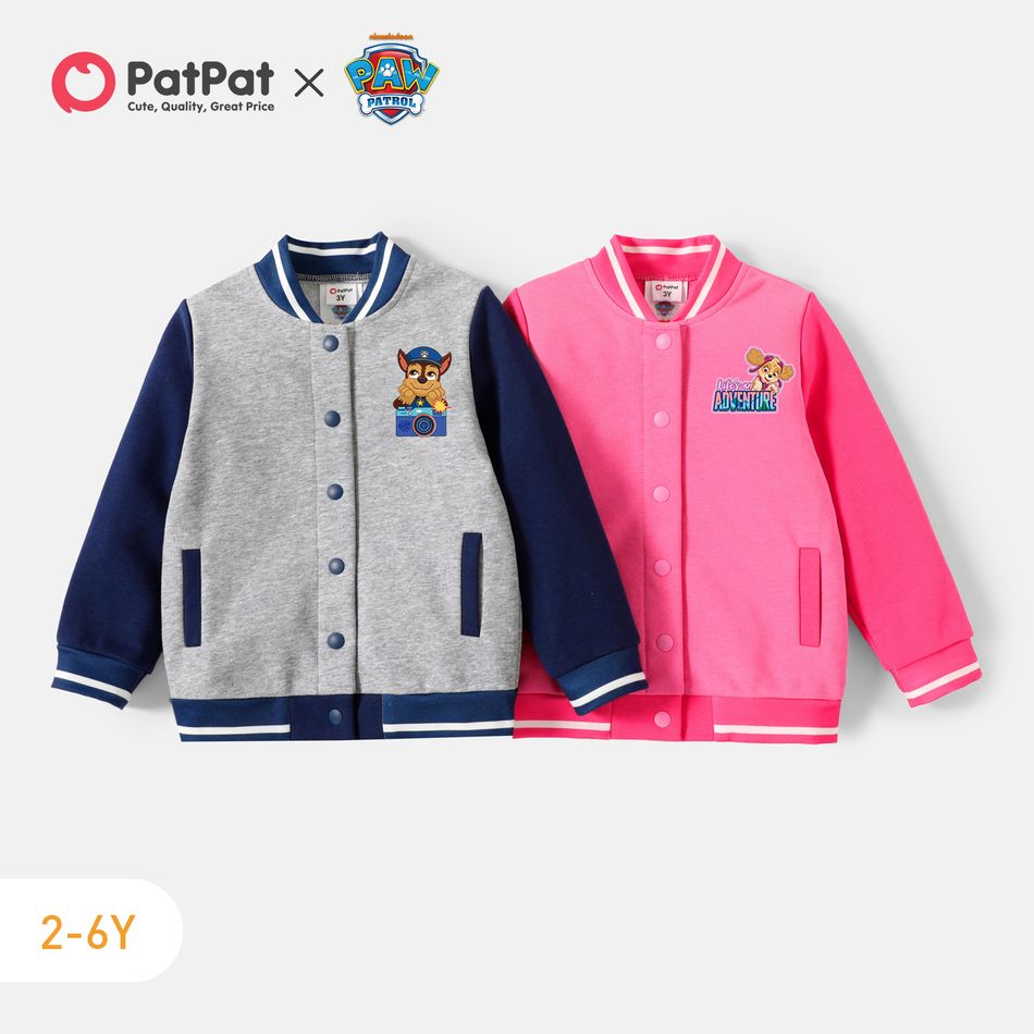 PAW Patrol Toddler Boy/Girl Front Buttons Cotton Jacket Pink big image 6
