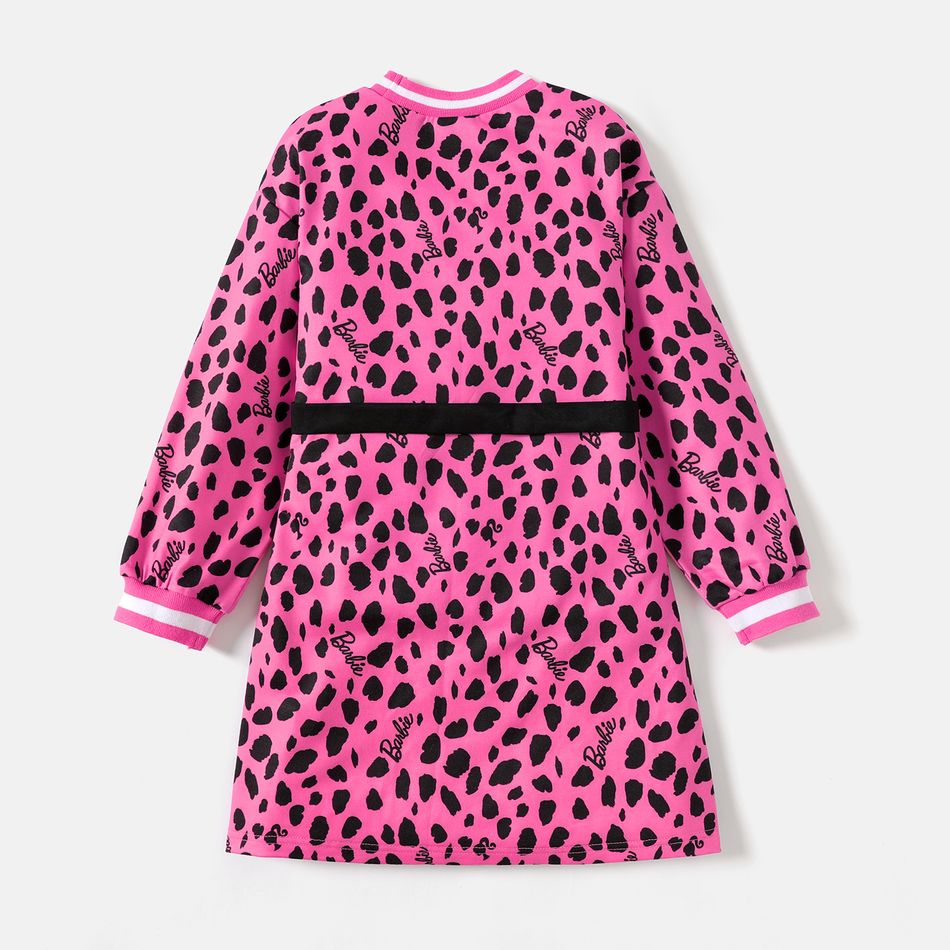 Barbie Criança Menina Vestidos Rosa big image 3
