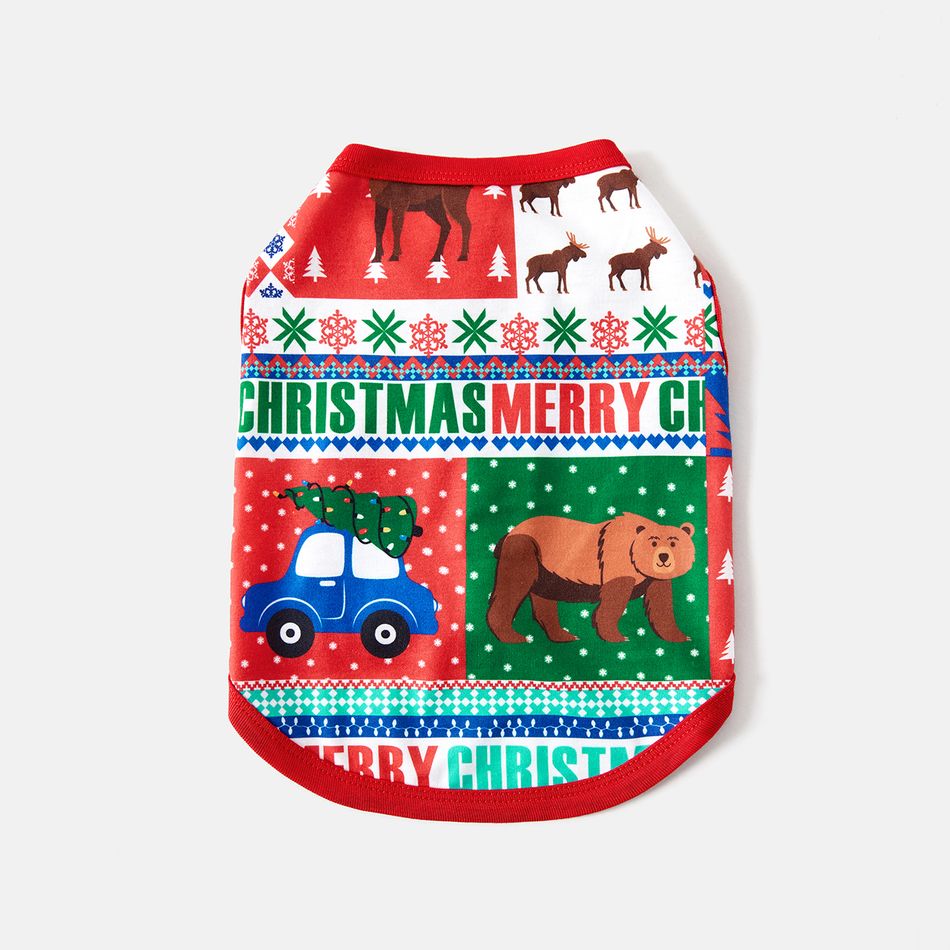 Christmas Family Matching Allover Print Long-sleeve Zipper Onesies Pajamas (Flame Resistant) Colorful big image 21