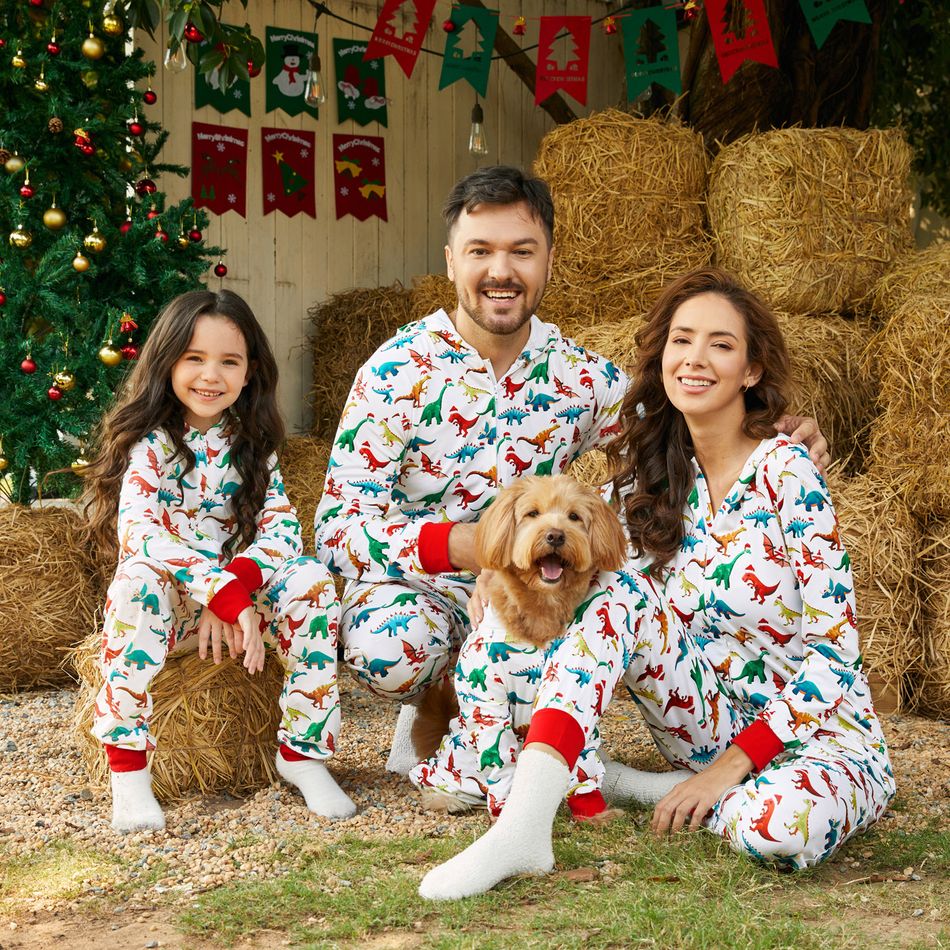 Natal Look de família Manga comprida Conjuntos de roupa para a família Pijamas (Flame Resistant) Multicolorido big image 3