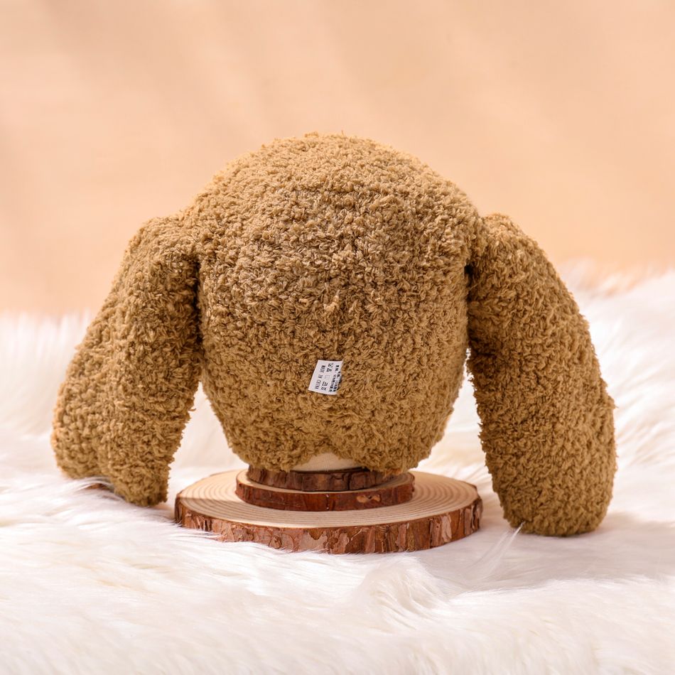 Baby Cartoon Long Rabbit Ears Decor Ear Protection Hat Beige big image 6