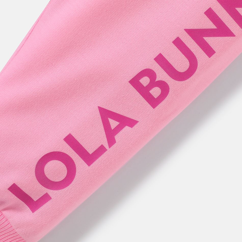 Looney Tunes Baby Boy/Girl Animal & Letter Print Sweatpants Pink big image 5
