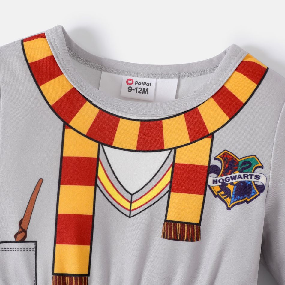Harry Potter Bébé Fille Enfantin Manches longues Barboteuses Gris big image 3
