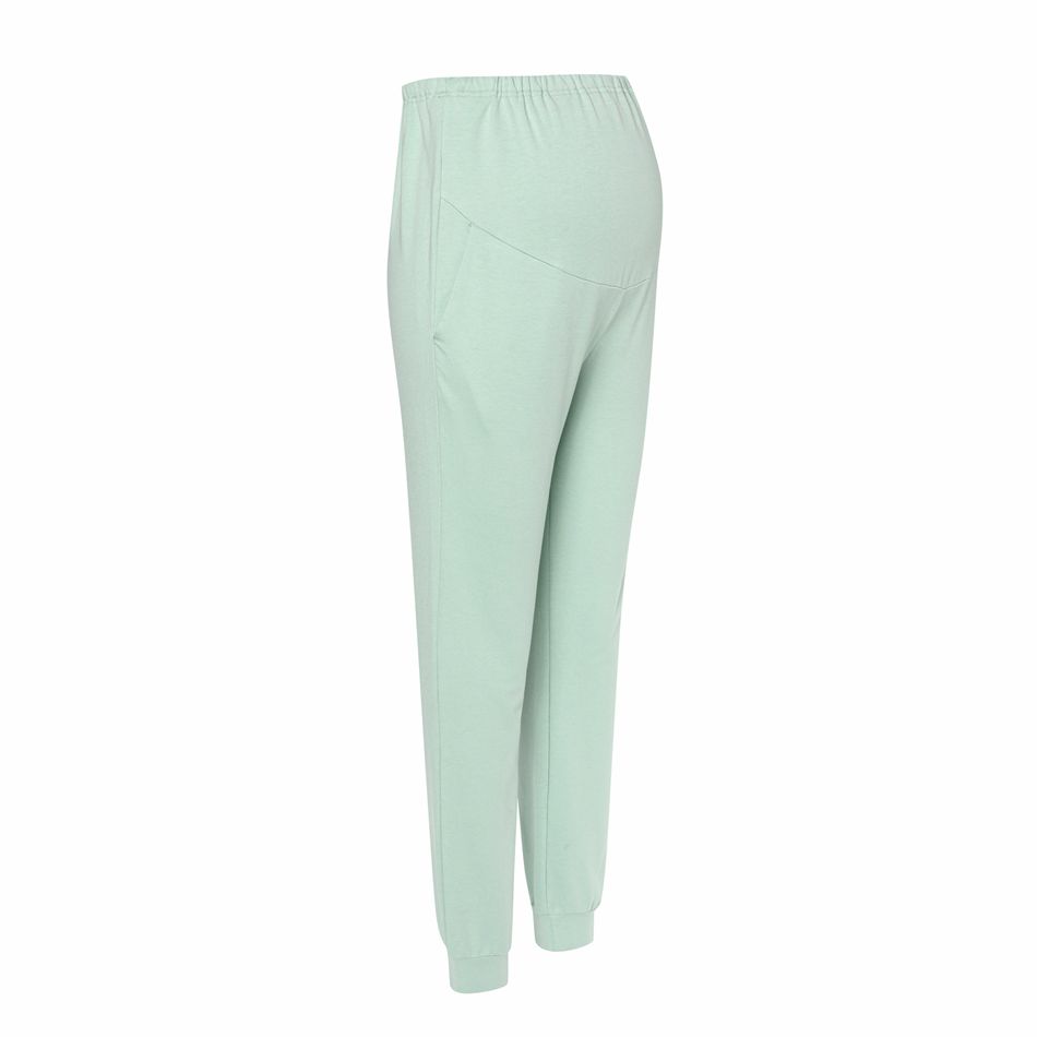 sweatpants الأمومة الصلبة نعناع big image 3