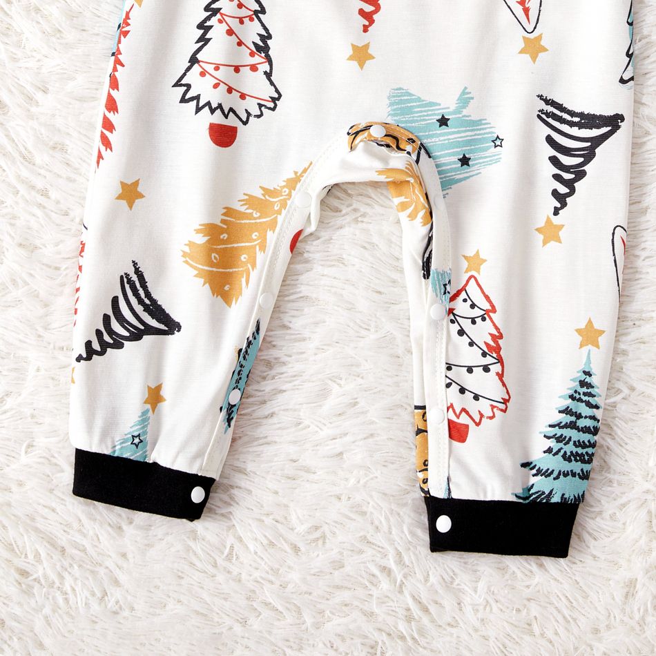 Natal Look de família Manga comprida Conjuntos de roupa para a família Pijamas (Flame Resistant) Preto big image 15