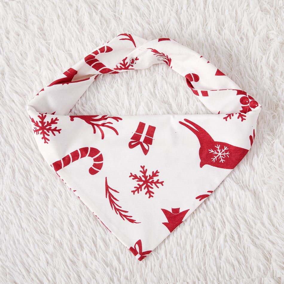 Natal Look de família Manga comprida Conjuntos de roupa para a família Pijamas (Flame Resistant) Branco big image 14