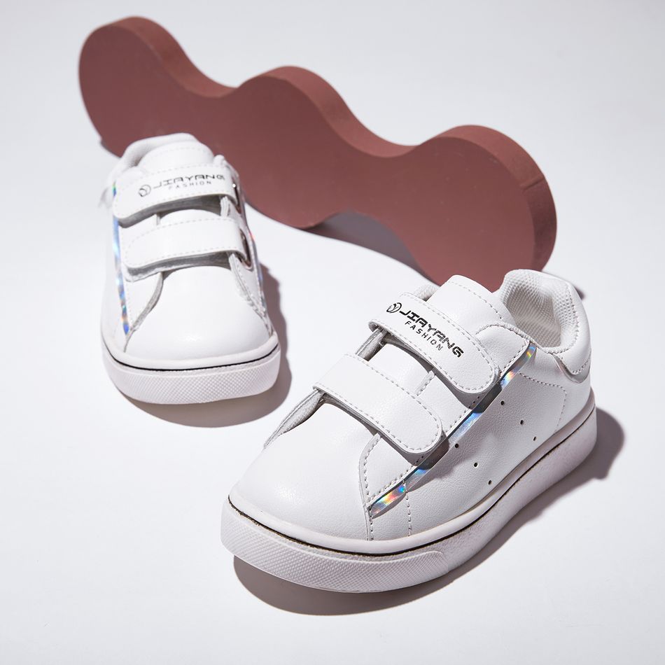 Toddler / Kid Holographic Detail Casual Shoes White