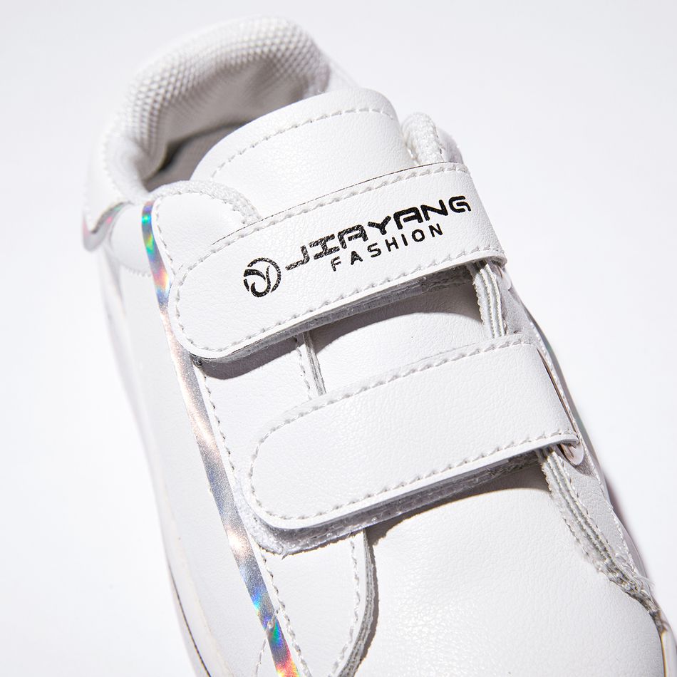 Toddler / Kid Holographic Detail Casual Shoes White big image 4